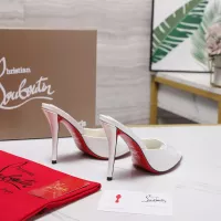 Cheap Christian Louboutin CL Slippers For Women #1376527 Replica Wholesale [$105.00 USD] [ITEM#1376527] on Replica Christian Louboutin CL Slippers