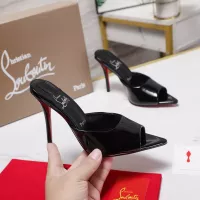 Cheap Christian Louboutin CL Slippers For Women #1376528 Replica Wholesale [$105.00 USD] [ITEM#1376528] on Replica Christian Louboutin CL Slippers