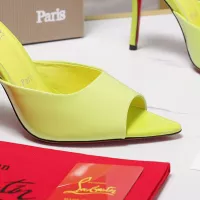 Cheap Christian Louboutin CL Slippers For Women #1376530 Replica Wholesale [$105.00 USD] [ITEM#1376530] on Replica Christian Louboutin CL Slippers