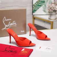 Cheap Christian Louboutin CL Slippers For Women #1376531 Replica Wholesale [$105.00 USD] [ITEM#1376531] on Replica Christian Louboutin CL Slippers
