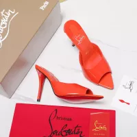 Cheap Christian Louboutin CL Slippers For Women #1376531 Replica Wholesale [$105.00 USD] [ITEM#1376531] on Replica Christian Louboutin CL Slippers
