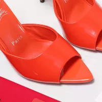 Cheap Christian Louboutin CL Slippers For Women #1376531 Replica Wholesale [$105.00 USD] [ITEM#1376531] on Replica Christian Louboutin CL Slippers