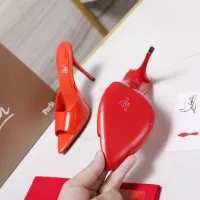 Cheap Christian Louboutin CL Slippers For Women #1376531 Replica Wholesale [$105.00 USD] [ITEM#1376531] on Replica Christian Louboutin CL Slippers
