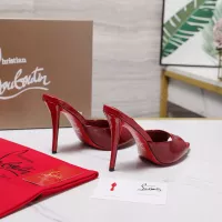 Cheap Christian Louboutin CL Slippers For Women #1376532 Replica Wholesale [$105.00 USD] [ITEM#1376532] on Replica Christian Louboutin CL Slippers