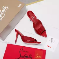Cheap Christian Louboutin CL Slippers For Women #1376532 Replica Wholesale [$105.00 USD] [ITEM#1376532] on Replica Christian Louboutin CL Slippers