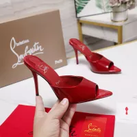 Cheap Christian Louboutin CL Slippers For Women #1376532 Replica Wholesale [$105.00 USD] [ITEM#1376532] on Replica Christian Louboutin CL Slippers