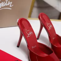 Cheap Christian Louboutin CL Slippers For Women #1376532 Replica Wholesale [$105.00 USD] [ITEM#1376532] on Replica Christian Louboutin CL Slippers