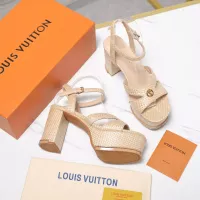 Cheap Louis Vuitton Sandal For Women #1376542 Replica Wholesale [$108.00 USD] [ITEM#1376542] on Replica Louis Vuitton Sandal