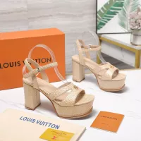 Cheap Louis Vuitton Sandal For Women #1376542 Replica Wholesale [$108.00 USD] [ITEM#1376542] on Replica Louis Vuitton Sandal