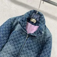 Cheap Gucci Down Feather Coat Long Sleeved For Women #1376548 Replica Wholesale [$175.00 USD] [ITEM#1376548] on Replica Gucci Down Feather Coat