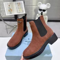 Cheap Prada Boots For Women #1376566 Replica Wholesale [$115.00 USD] [ITEM#1376566] on Replica Prada Boots