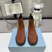 Cheap Prada Boots For Women #1376566 Replica Wholesale [$115.00 USD] [ITEM#1376566] on Replica Prada Boots