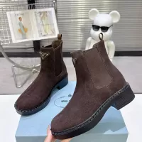Cheap Prada Boots For Women #1376567 Replica Wholesale [$115.00 USD] [ITEM#1376567] on Replica Prada Boots