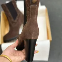 Cheap Louis Vuitton Boots For Women #1376570 Replica Wholesale [$128.00 USD] [ITEM#1376570] on Replica Louis Vuitton Boots