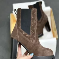 Cheap Louis Vuitton Boots For Women #1376570 Replica Wholesale [$128.00 USD] [ITEM#1376570] on Replica Louis Vuitton Boots