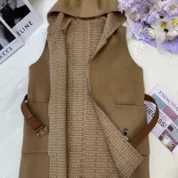 Cheap Prada Coat Sleeveless For Women #1376596 Replica Wholesale [$323.97 USD] [ITEM#1376596] on Replica Prada Coat