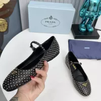 Cheap Prada Flat Shoes For Women #1376598 Replica Wholesale [$115.00 USD] [ITEM#1376598] on Replica Prada Flat Shoes