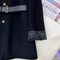 Cheap Prada Coat Long Sleeved For Women #1376599 Replica Wholesale [$350.41 USD] [ITEM#1376599] on Replica Prada Coat