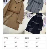 Cheap Prada Coat Long Sleeved For Women #1376602 Replica Wholesale [$350.41 USD] [ITEM#1376602] on Replica Prada Coat