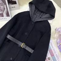 Cheap Prada Coat Long Sleeved For Women #1376604 Replica Wholesale [$350.41 USD] [ITEM#1376604] on Replica Prada Coats