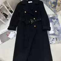 Cheap Christian Dior Coat Long Sleeved For Women #1376605 Replica Wholesale [$343.80 USD] [ITEM#1376605] on Replica Christian Dior Coats