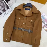 Cheap Louis Vuitton LV Coat Long Sleeved For Women #1376620 Replica Wholesale [$409.92 USD] [ITEM#1376620] on Replica Louis Vuitton LV Coat