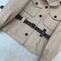 Cheap Louis Vuitton LV Coat Long Sleeved For Women #1376621 Replica Wholesale [$409.92 USD] [ITEM#1376621] on Replica Louis Vuitton LV Coat