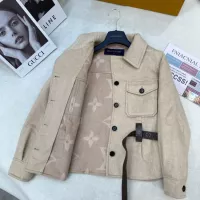 Cheap Louis Vuitton LV Coat Long Sleeved For Women #1376621 Replica Wholesale [$409.92 USD] [ITEM#1376621] on Replica Louis Vuitton LV Coat