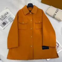 Cheap Louis Vuitton LV Coat Long Sleeved For Women #1376640 Replica Wholesale [$416.53 USD] [ITEM#1376640] on Replica Louis Vuitton LV Coat