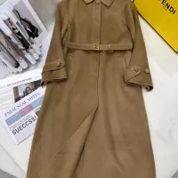 Cheap Fendi Coat Long Sleeved For Women #1376682 Replica Wholesale [$409.92 USD] [ITEM#1376682] on Replica Fendi Coats