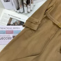 Cheap Fendi Coat Long Sleeved For Women #1376682 Replica Wholesale [$409.92 USD] [ITEM#1376682] on Replica Fendi Coats