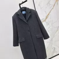 Cheap Prada Coat Long Sleeved For Women #1376683 Replica Wholesale [$245.00 USD] [ITEM#1376683] on Replica Prada Coats