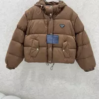 Cheap Prada Down Feather Coat Long Sleeved For Women #1376684 Replica Wholesale [$170.00 USD] [ITEM#1376684] on Replica Prada Down Feather Coat