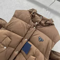 Cheap Prada Down Feather Coat Long Sleeved For Women #1376684 Replica Wholesale [$170.00 USD] [ITEM#1376684] on Replica Prada Down Feather Coat