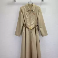 Cheap Prada Dresses Long Sleeved For Women #1376698 Replica Wholesale [$88.00 USD] [ITEM#1376698] on Replica Prada Dresses