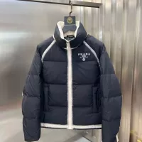 Cheap Prada Down Feather Coat Long Sleeved For Men #1376737 Replica Wholesale [$135.00 USD] [ITEM#1376737] on Replica Prada Down Feather Coat