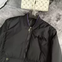 Cheap Prada Down Feather Coat Long Sleeved For Men #1376741 Replica Wholesale [$115.00 USD] [ITEM#1376741] on Replica Prada Down Feather Coat