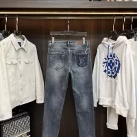 Cheap Louis Vuitton LV Jeans For Men #1376813 Replica Wholesale [$48.00 USD] [ITEM#1376813] on Replica Louis Vuitton LV Jeans