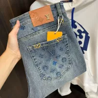 Cheap Louis Vuitton LV Jeans For Men #1376815 Replica Wholesale [$48.00 USD] [ITEM#1376815] on Replica Louis Vuitton LV Jeans