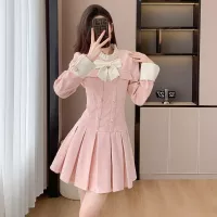 Cheap Chanel Dresses Long Sleeved For Women #1376843 Replica Wholesale [$85.00 USD] [ITEM#1376843] on Replica Chanel Dresses