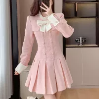 Cheap Chanel Dresses Long Sleeved For Women #1376843 Replica Wholesale [$85.00 USD] [ITEM#1376843] on Replica Chanel Dresses