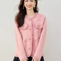 Cheap Chanel Jackets Long Sleeved For Women #1376852 Replica Wholesale [$60.00 USD] [ITEM#1376852] on Replica Chanel Jackets