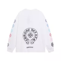 Cheap Chrome Hearts T-Shirts Long Sleeved For Unisex #1376980 Replica Wholesale [$45.00 USD] [ITEM#1376980] on Replica Chrome Hearts T-Shirts