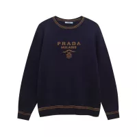 Cheap Prada Sweaters Long Sleeved For Unisex #1377049 Replica Wholesale [$68.00 USD] [ITEM#1377049] on Replica Prada Sweaters