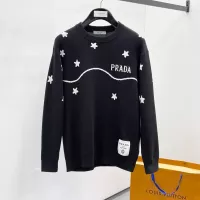 Cheap Prada Sweaters Long Sleeved For Unisex #1377113 Replica Wholesale [$85.00 USD] [ITEM#1377113] on Replica Prada Sweaters