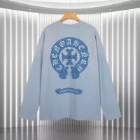 Cheap Chrome Hearts T-Shirts Long Sleeved For Unisex #1377210 Replica Wholesale [$64.00 USD] [ITEM#1377210] on Replica Chrome Hearts T-Shirts