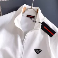 Cheap Prada Tracksuits Long Sleeved For Men #1377378 Replica Wholesale [$96.00 USD] [ITEM#1377378] on Replica Prada Tracksuits