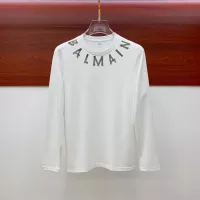 Cheap Balmain T-Shirts Long Sleeved For Men #1377477 Replica Wholesale [$72.00 USD] [ITEM#1377477] on Replica Balmain T-Shirts