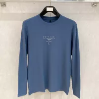 Cheap Prada T-Shirts Long Sleeved For Men #1377486 Replica Wholesale [$76.00 USD] [ITEM#1377486] on Replica Prada T-Shirts
