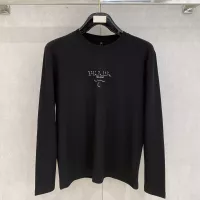 Cheap Prada T-Shirts Long Sleeved For Men #1377487 Replica Wholesale [$76.00 USD] [ITEM#1377487] on Replica Prada T-Shirts